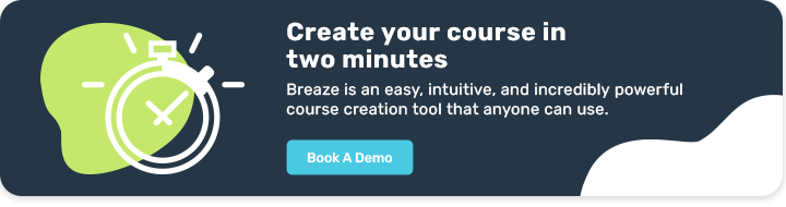 design an online training course quickly